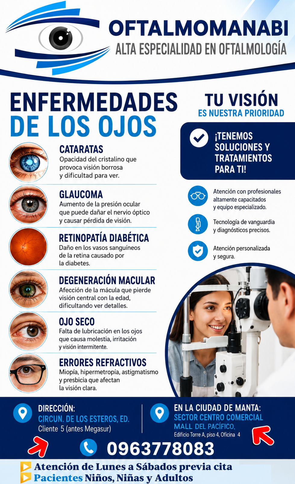 OftalmoManabí — Alta especialidad en oftalmología