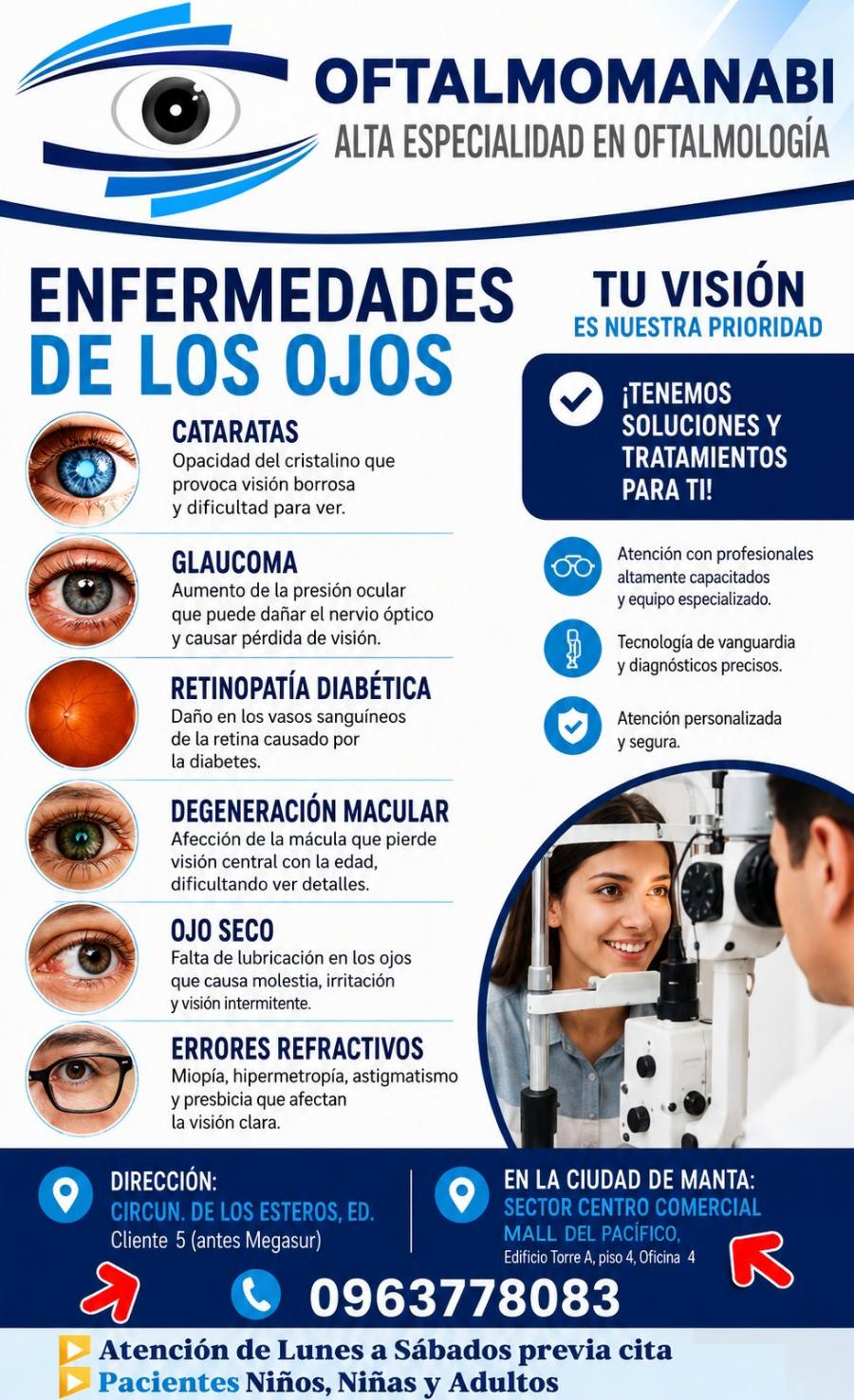OftalmoManabí — Alta especialidad en oftalmología